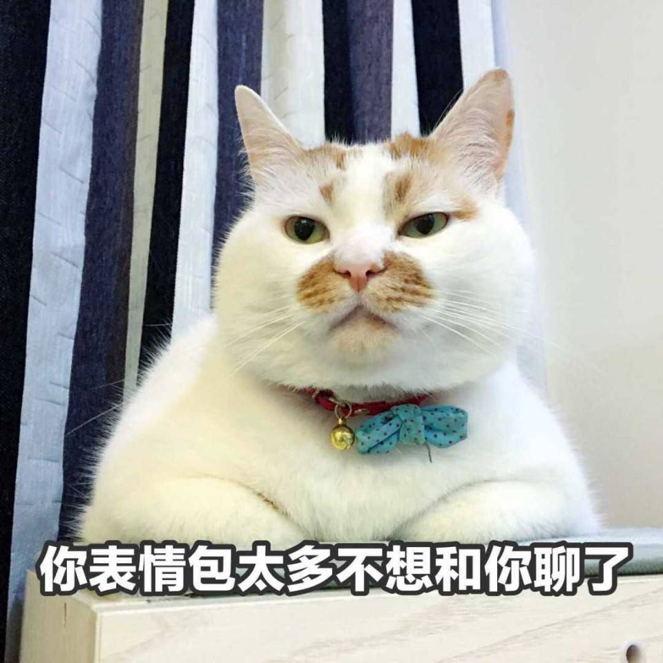 你表情包太多不想和你聊天了