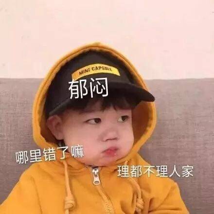 郁闷哪里错了嘛理都不理人家