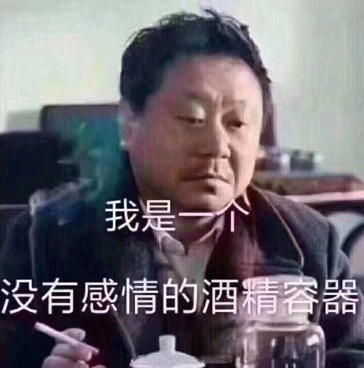 我是一个没有感情的酒精器