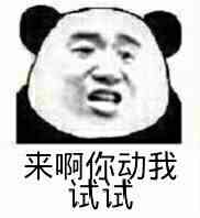 来啊，你动我试试