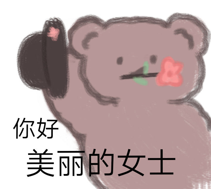 你好美丽的女士