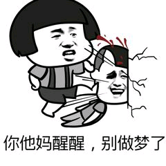 你他妈醒醒 别做梦了