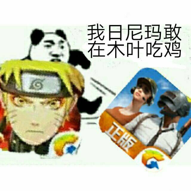 我日尼玛敢在木叶吃鸡