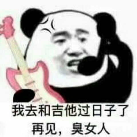 我去和吉他过日子了再见 臭女人