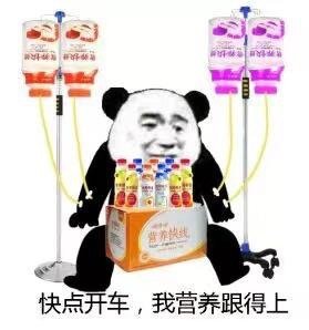 快点开车 我营养跟得上