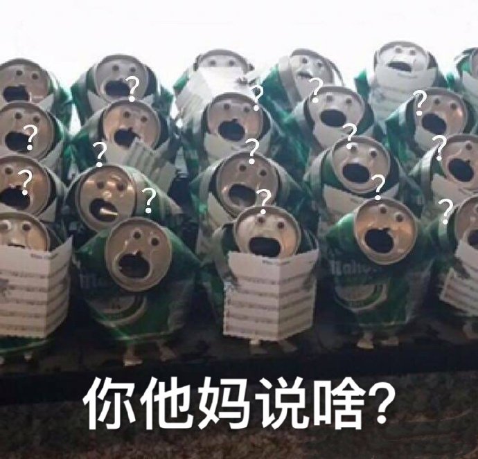 你他妈说啥