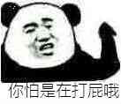 你怕是在打屁哦