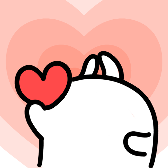 搞笑兔子表情包之爱你图片