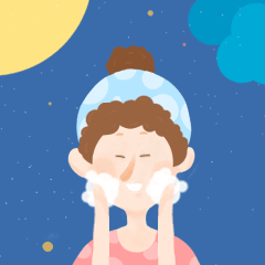 紧致女孩卡通GIF动图表情包图片