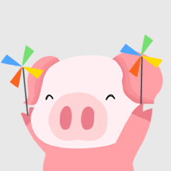 心花怒放卡通GIF动图表情包图片