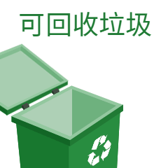 可回收垃圾分类动态表情包配图图片