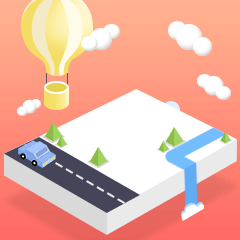 天2.5D风格 3D字体表情包图片