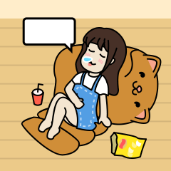 真香卡通吃货表情包图片