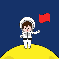 销售类团队一大步动态表情包图片