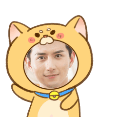 七夕情人节狗狗换头动态表情包图片