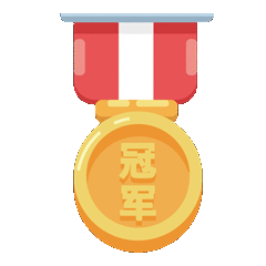 奥运会冠军奖牌GIF动态表情包图片