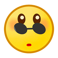 GIF动图表情包微信小黄脸墨镜图片