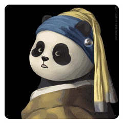 可爱熊猫滚滚卡通表情包系列