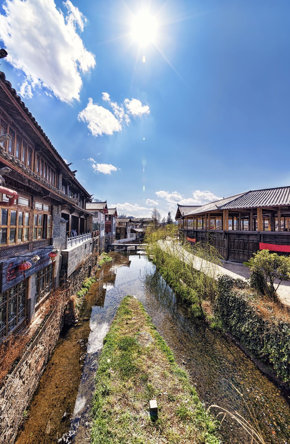 云南丽江束河古镇旅游景点高清风景图片分享