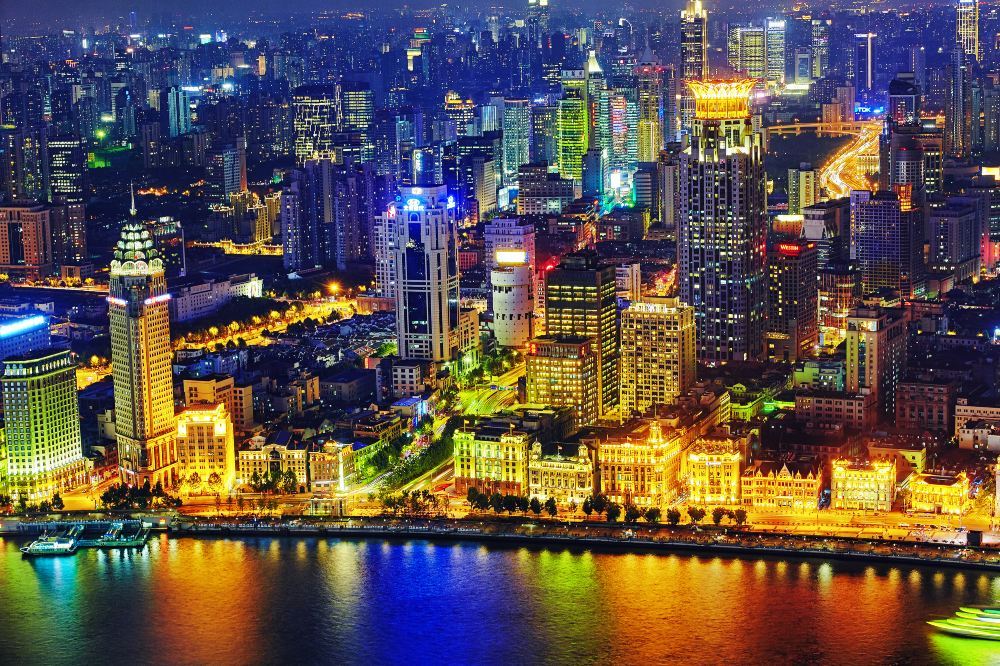 上海环环球金融中心旅游景点风景真实照片
