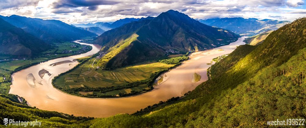 丽江长江风景经典高清摄影壁纸图片