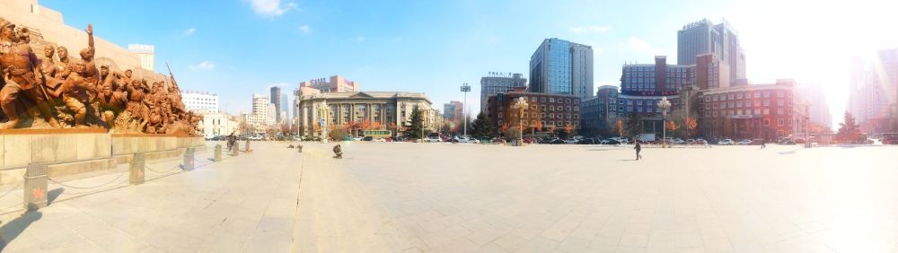 大连中山广场欧式建筑旅游景点真实照片风景图片