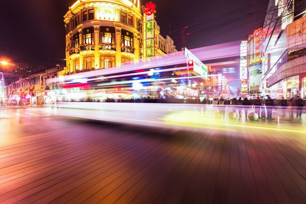 上海南京路步行街网红打卡旅游景点真实照片风景