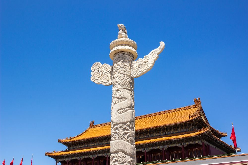 北京天安门城楼壮观风景高清图片