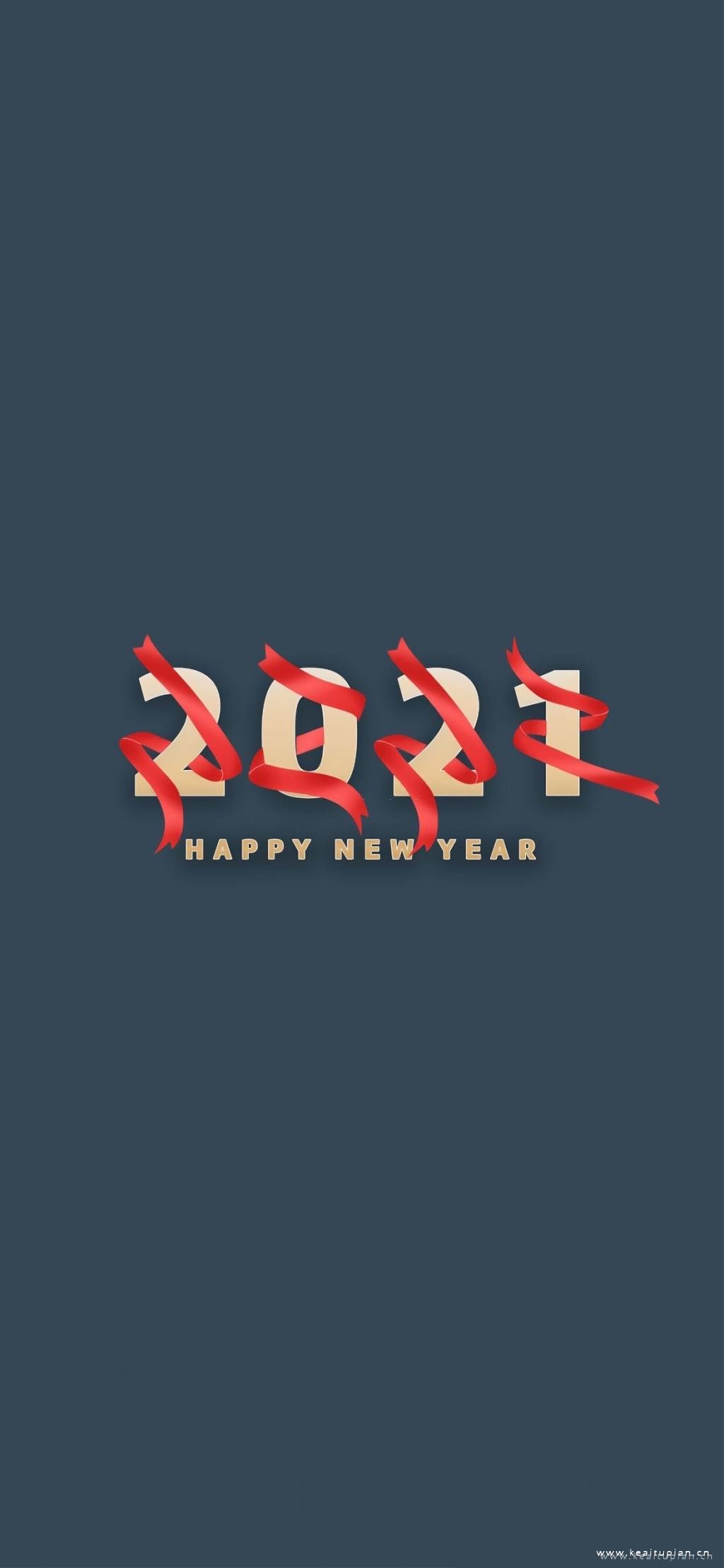 2024炫彩好看字体简约手机壁纸图片