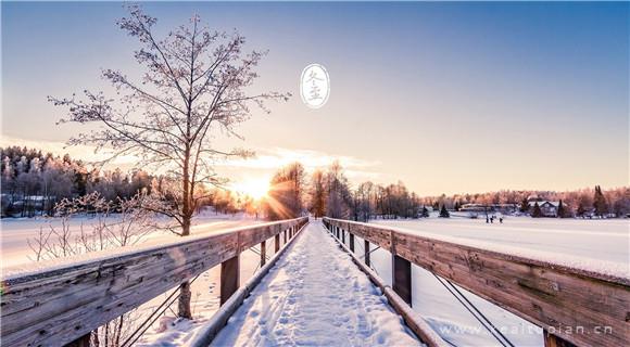 最美冬天雪景图片大全-2024冬至景色的图片大全