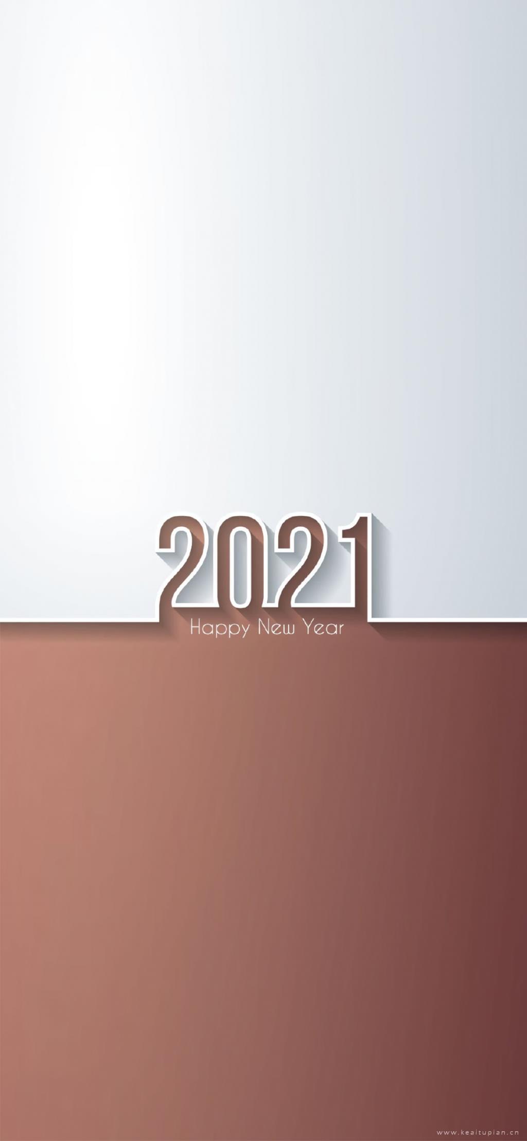 数字2024简约双色背景新年图片