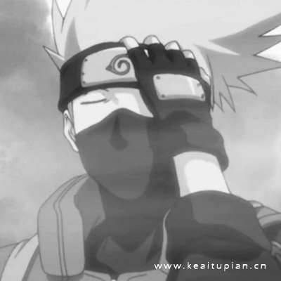 日漫火影忍者人气角色卡卡西老师高清帅气头像图片
