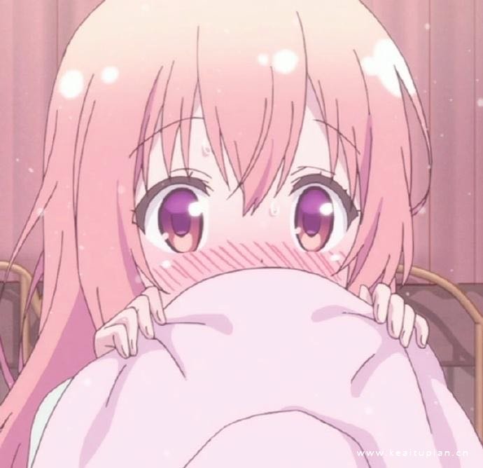 《雏子的笔记》中的粉发女生樱木雏子温柔羞涩头像图片