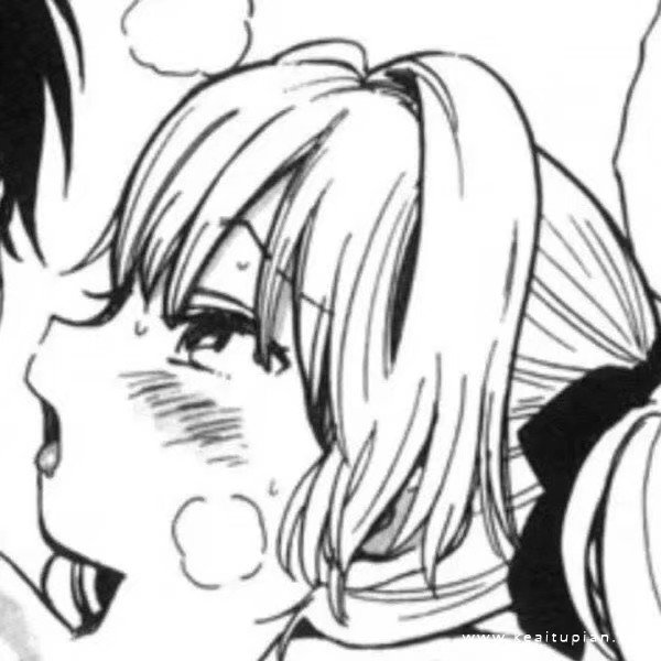 甜宠情侣黑白温柔浪漫qq高清头像图片