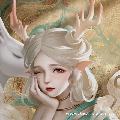 治愈系手绘女生古风唯美高级微信qq头像图片