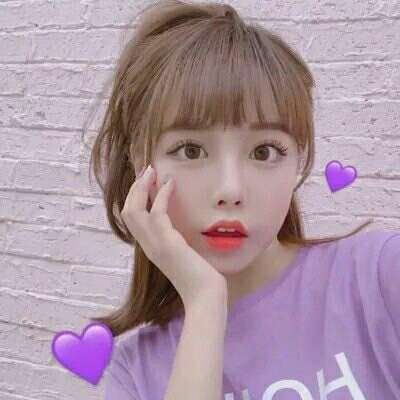 可爱清新小女生好看自拍头像图片