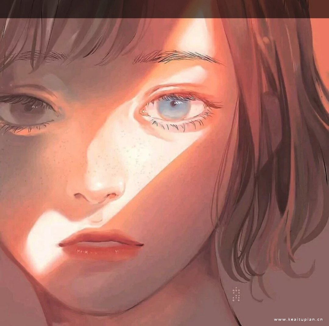 光影梦幻意境古风动漫女生桌面壁纸头像图片