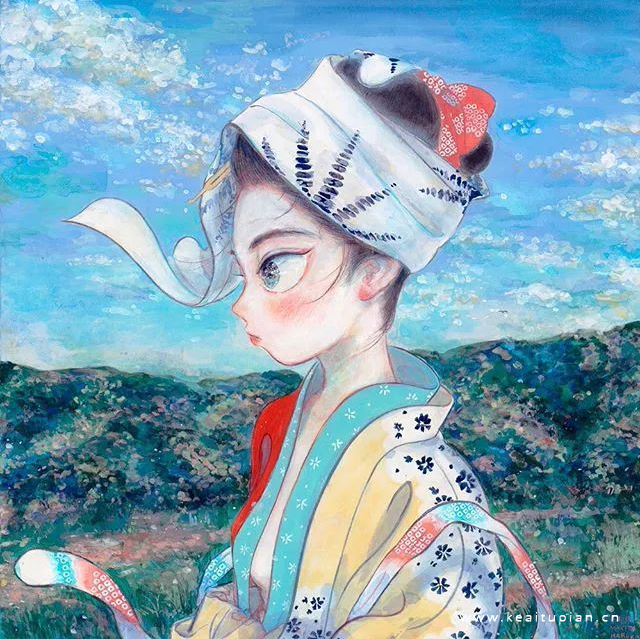 超美彩色手绘丨动漫男女好看优质精选头像图片