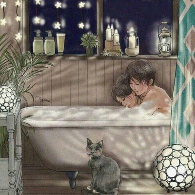 在所有人类中你最让我心动·动漫情侣头像简约头像