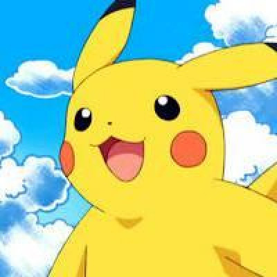超可爱的卡通角色皮卡丘头像图片