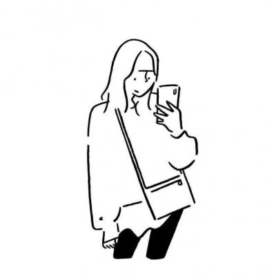 简约干净简笔画个性创意头像图片大全