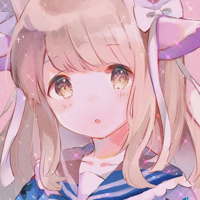 可爱闪亮bulingbuling的动漫女生头像高清图片