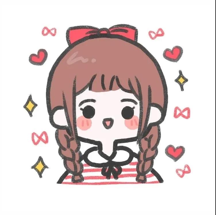 乖巧可爱的卡通女生微信头像图片