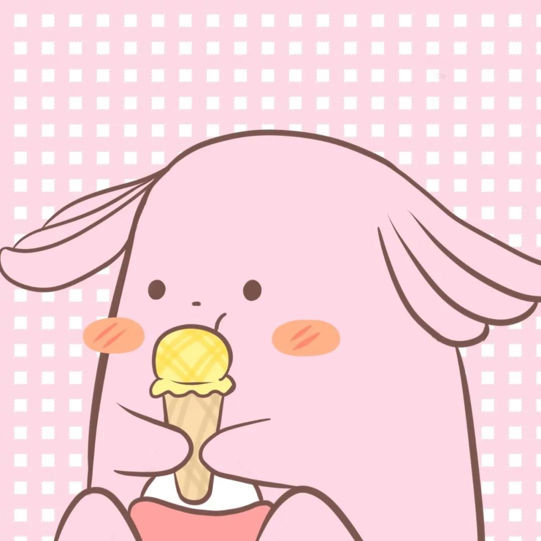 吃冰激凌的宝可梦可爱卡通夏日头像图片