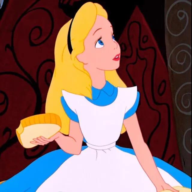 迪士尼动画爱丽丝梦游仙境主角爱丽丝头像图片