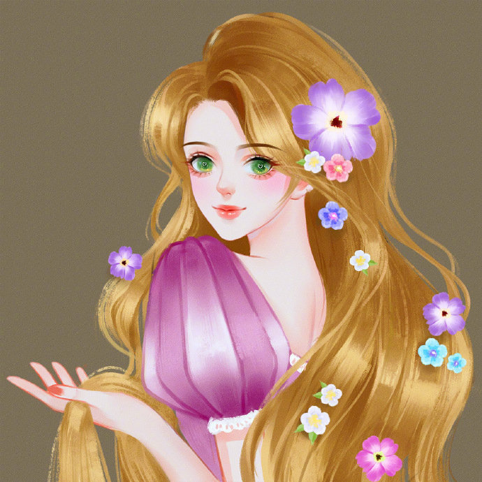 迪士尼公主风精致女生头像