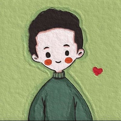 情侣专属质感简约手绘头像