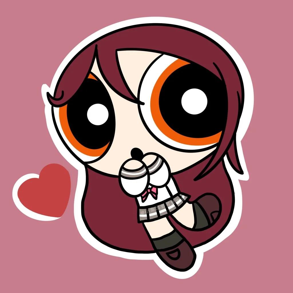 飞天小女警可爱动画头像图片