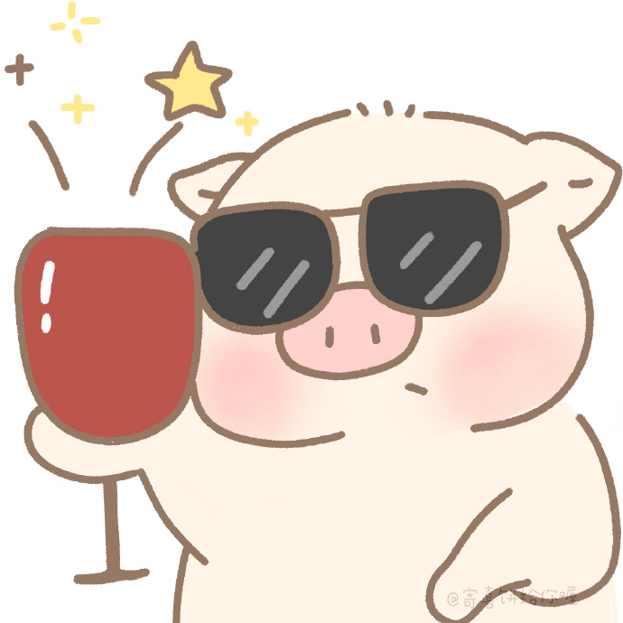 呆萌可爱精致小猪猪头像