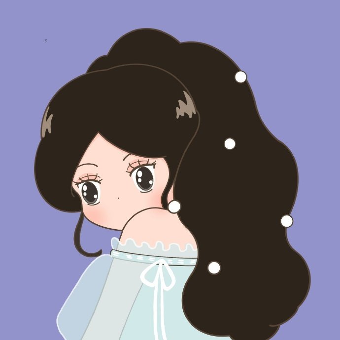 Q萌版迪士尼公主简笔画头像